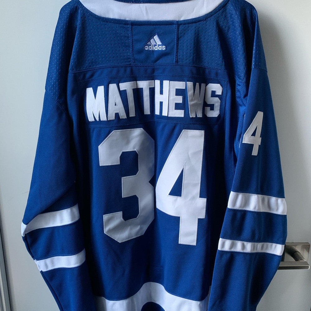 🇨🇦 Toronto Maple Leafs Auston Matthews Blue Hockey Jersey